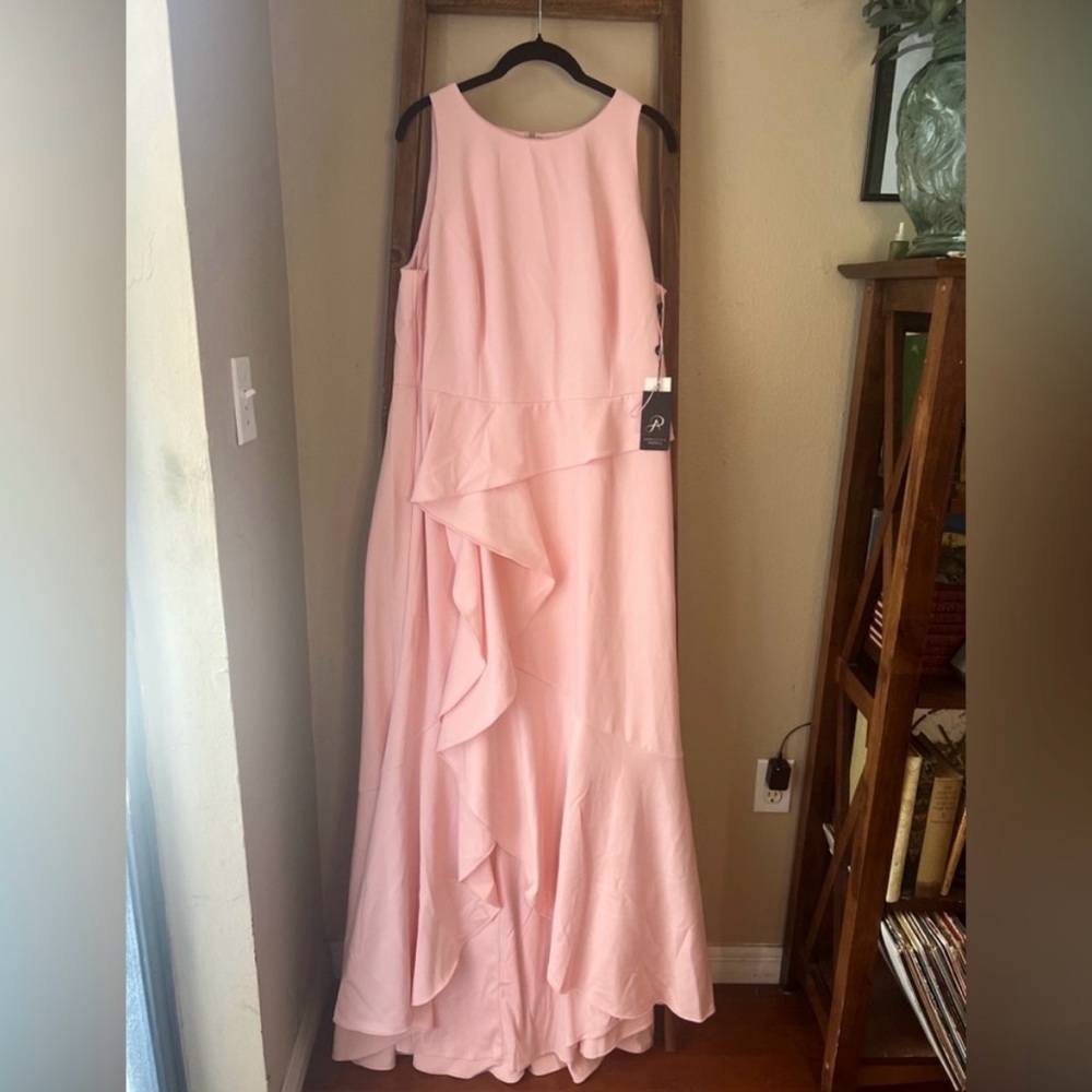 Adrianna Papell Pink Maxi Dress